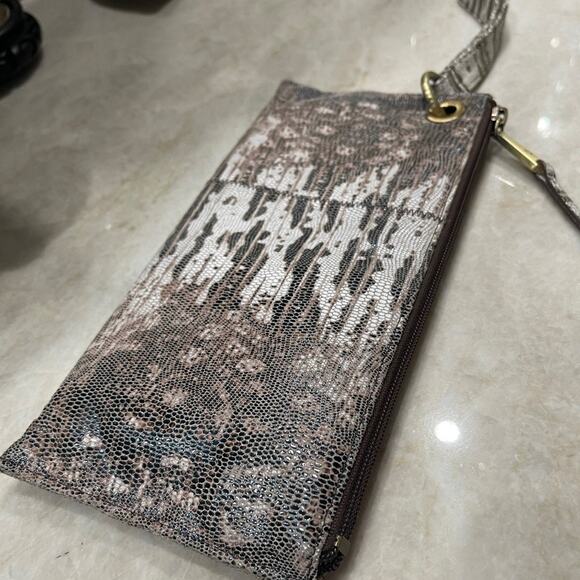 Hobo Vida wallet clutch lizard print 100% leather - Picture 6 of 14